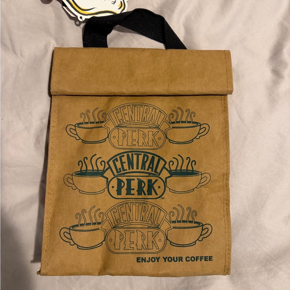 FRIENDS Central Perk Tan lunch Bag